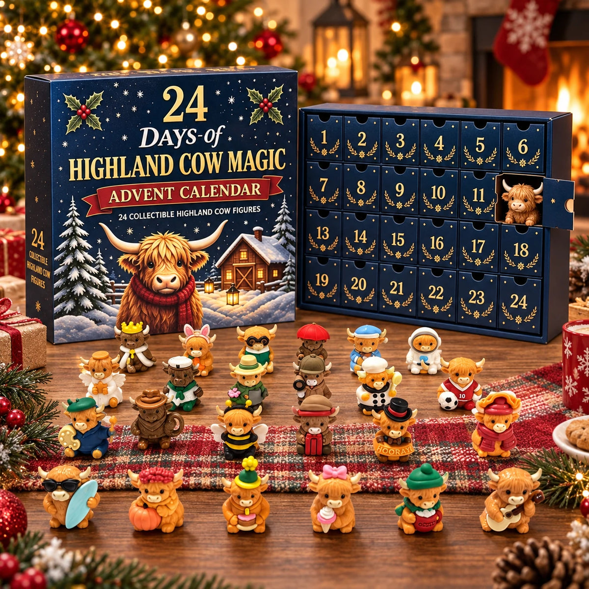 24 Days of Highland Cow Magic