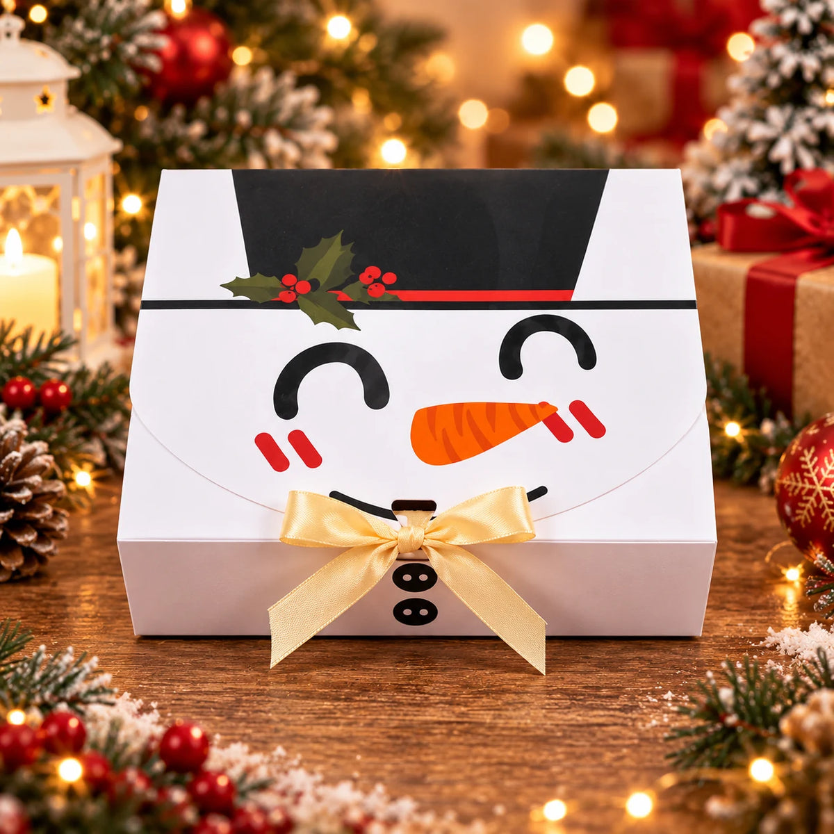 Christmas Character Gift Boxes – 6-Piece Festive Gift Packaging Set
