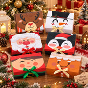Christmas Character Gift Boxes – 6-Piece Festive Gift Packaging Set