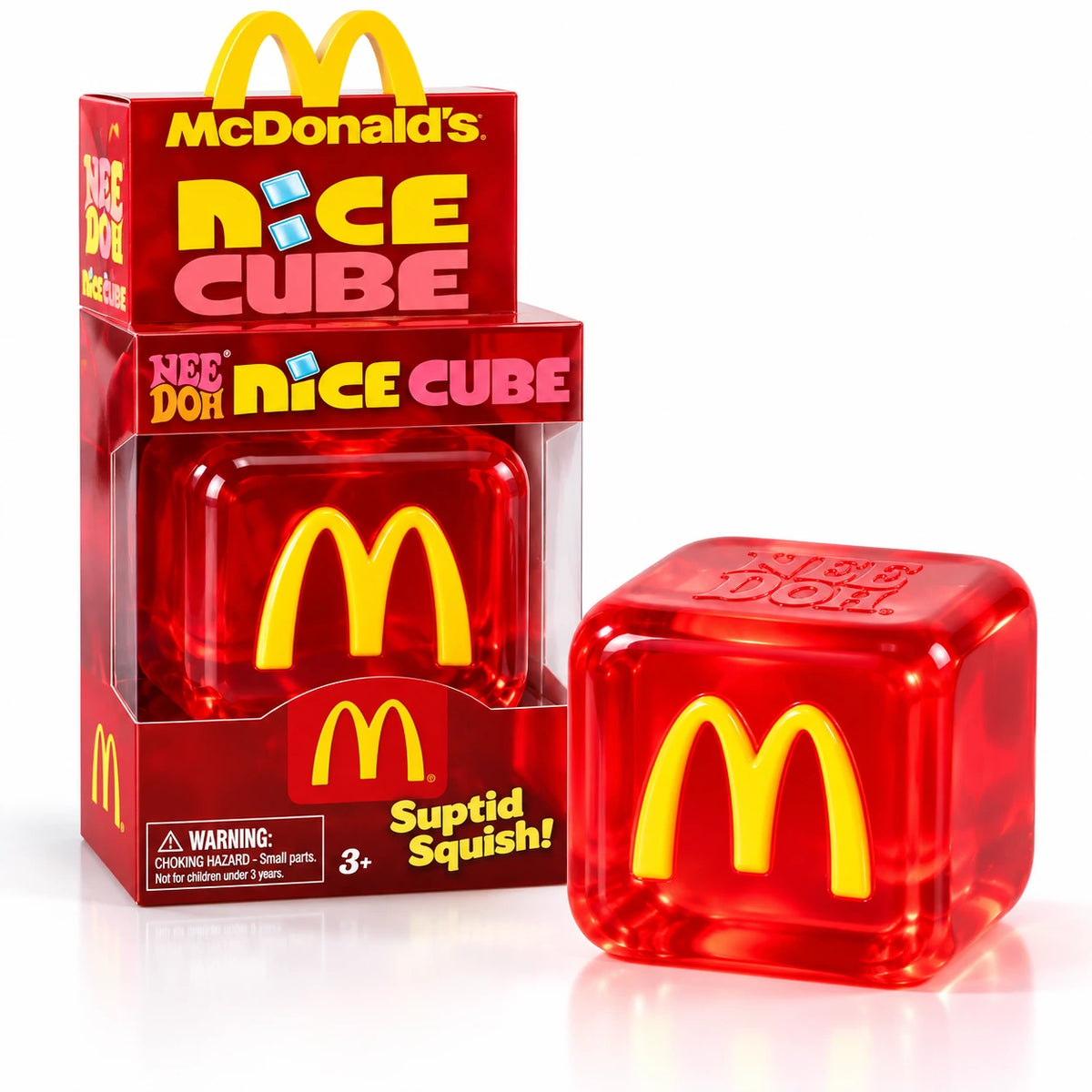 NeeDoh Nice Cube & Jelly Squish Slow-Rise Stress Relief Toy