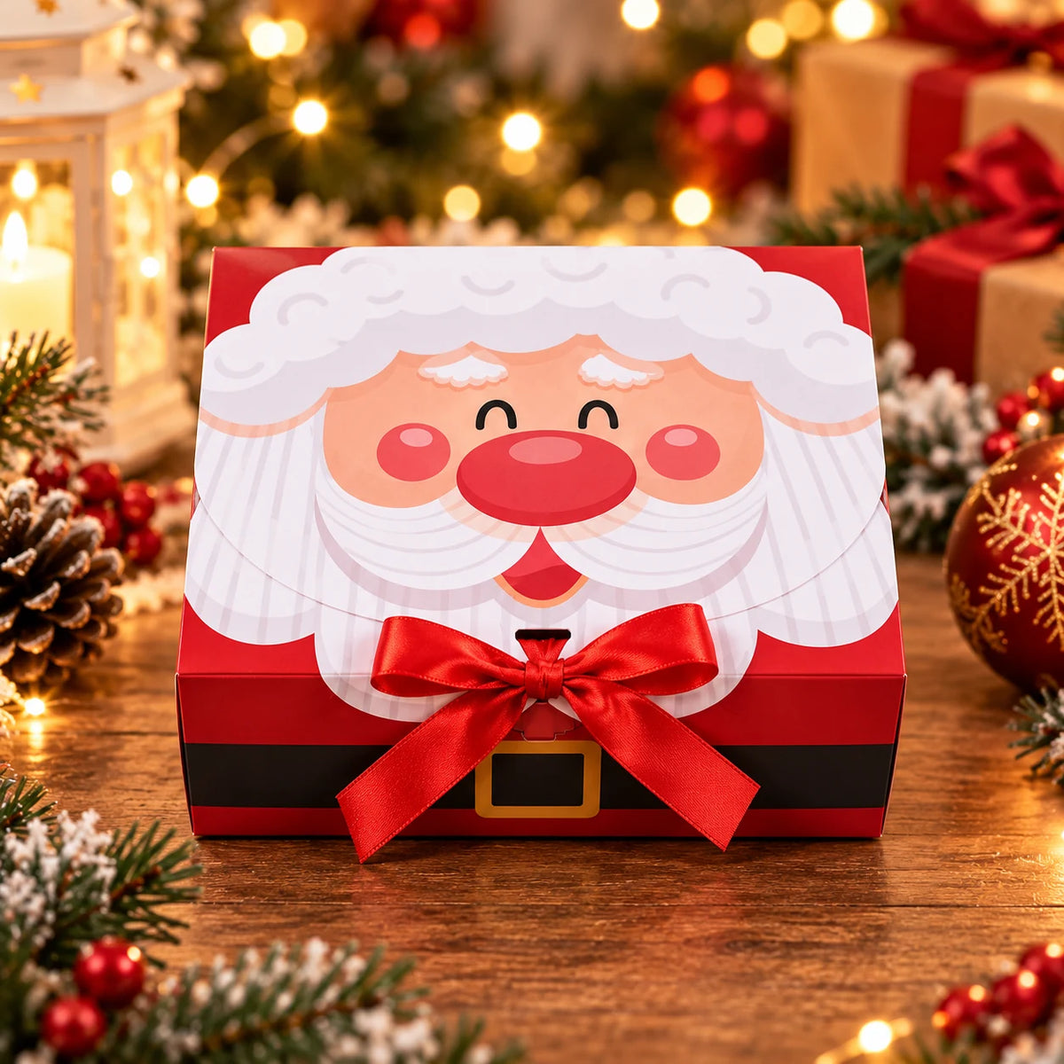 Christmas Character Gift Boxes – 6-Piece Festive Gift Packaging Set