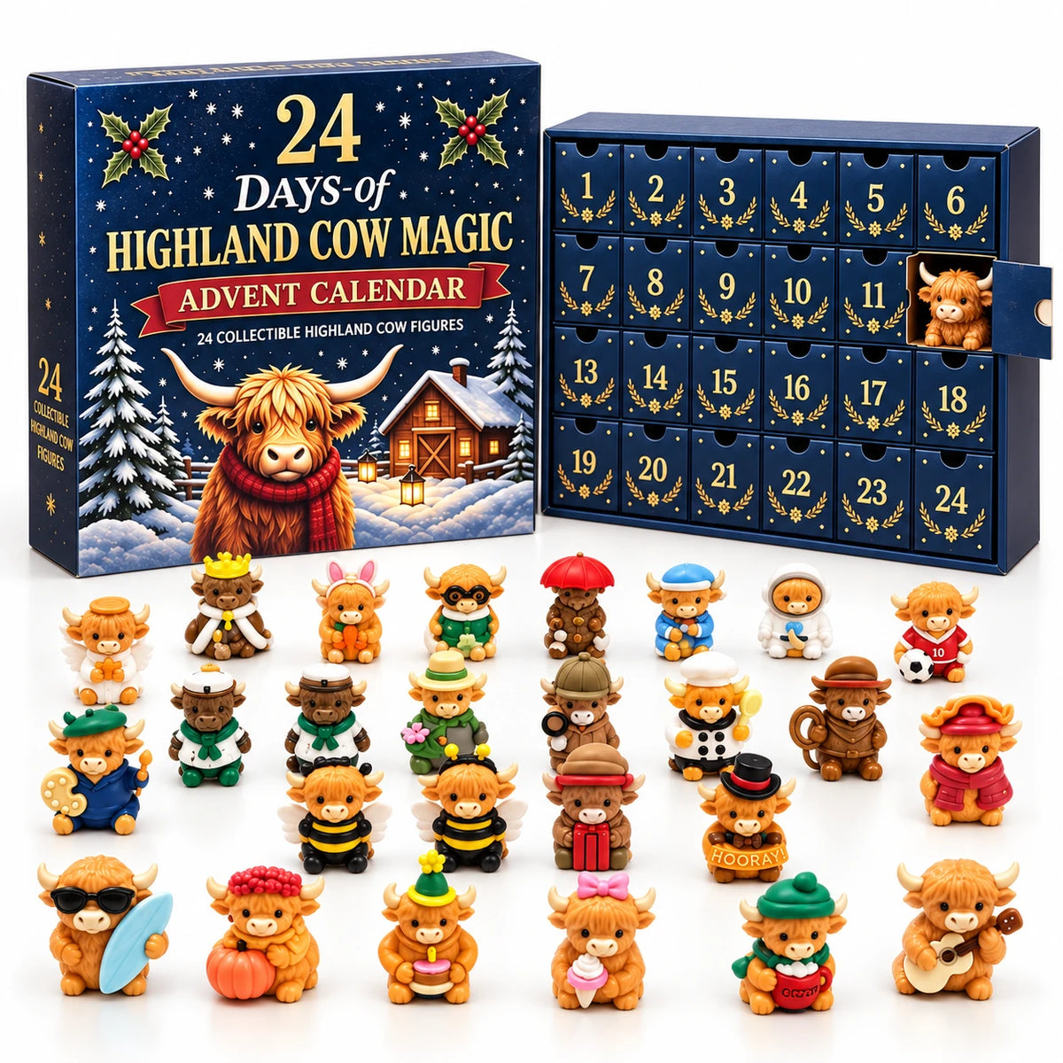 24 Days of Highland Cow Magic