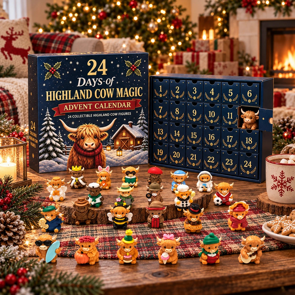 24 Days of Highland Cow Magic