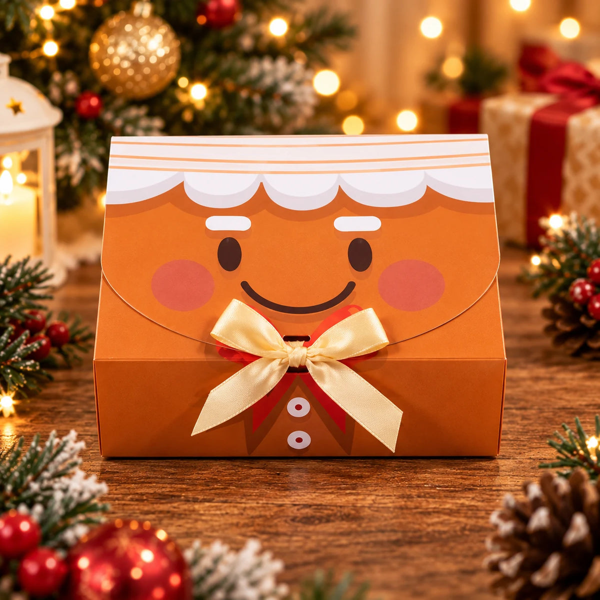 Christmas Character Gift Boxes – 6-Piece Festive Gift Packaging Set