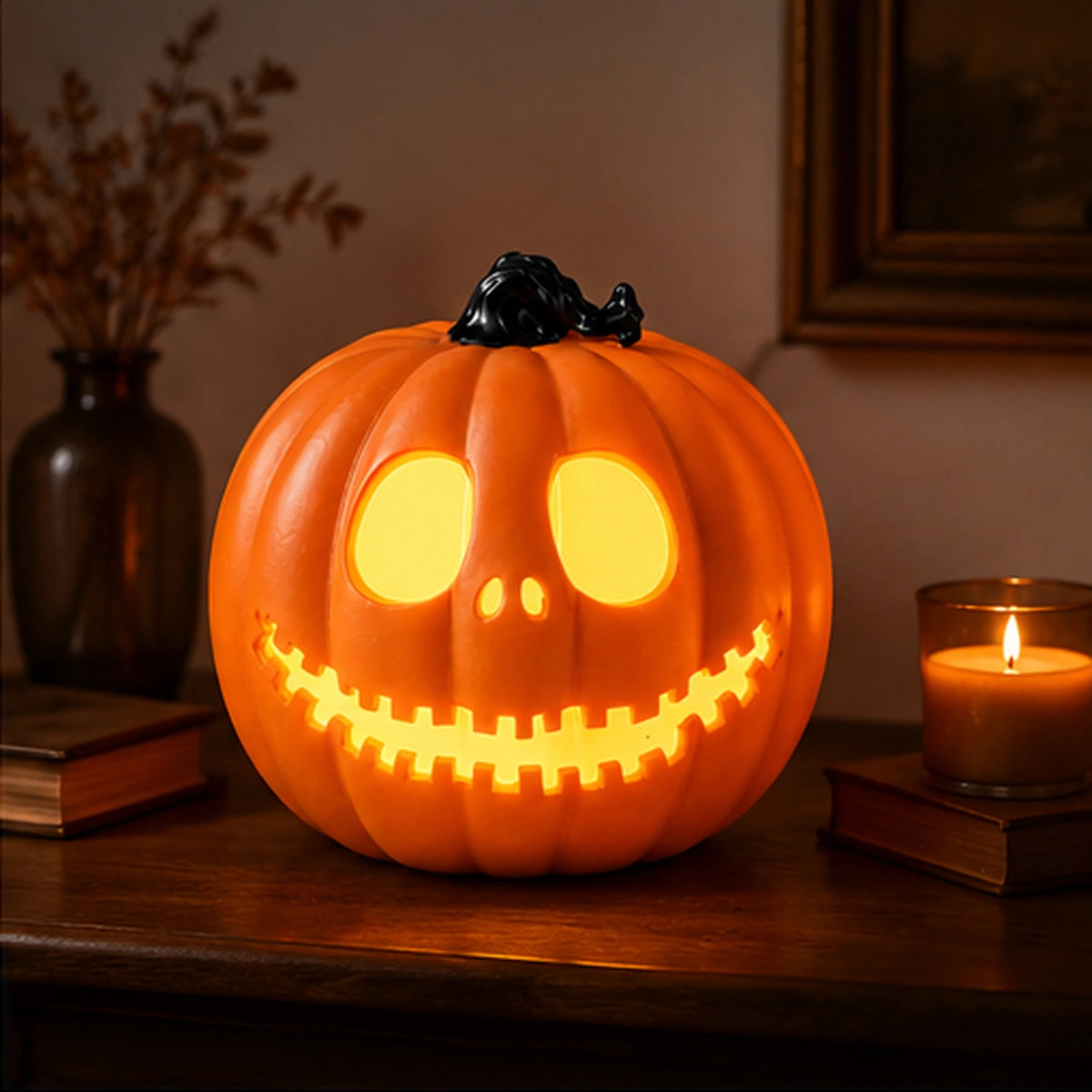 Light-Up Halloween Pumpkin Decoration