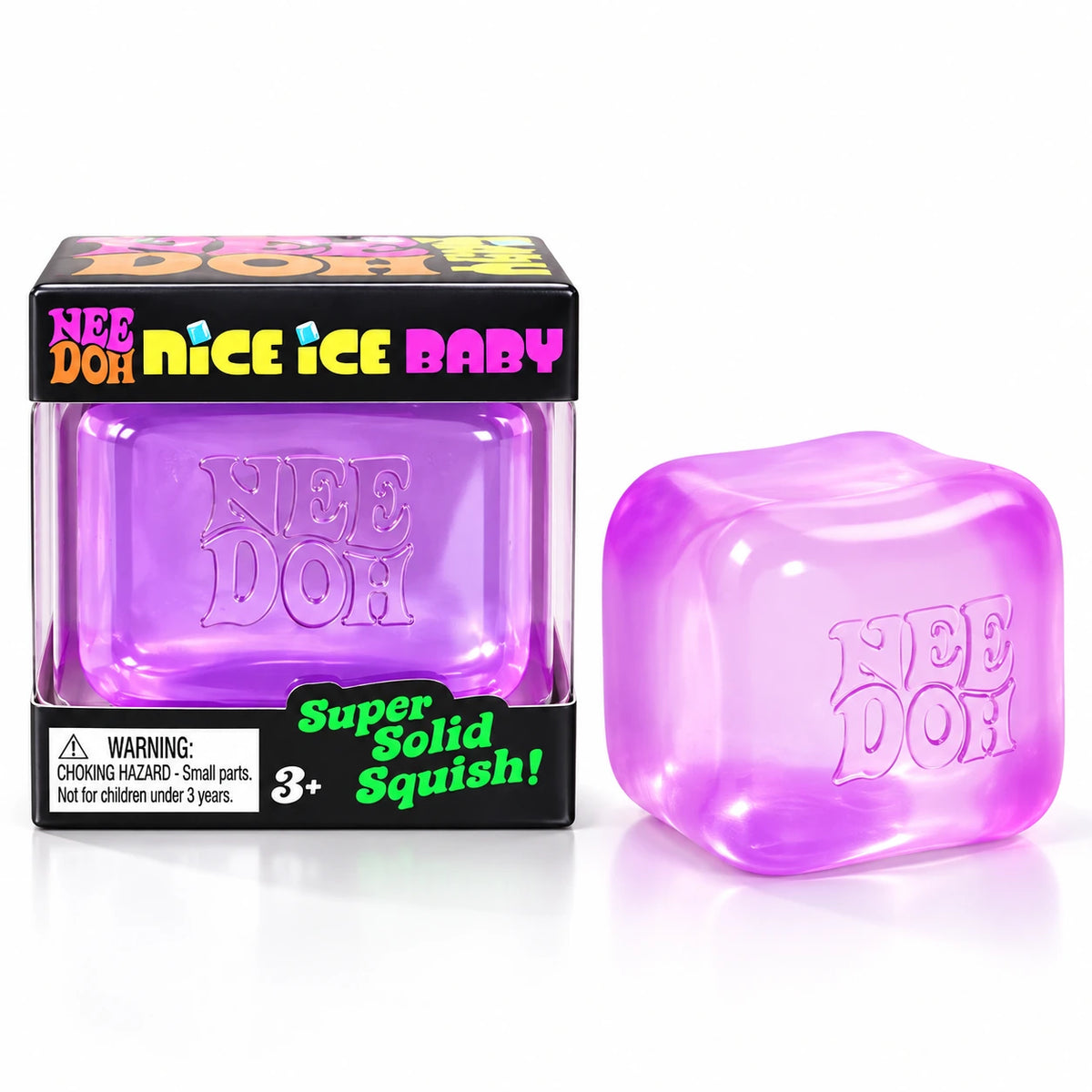 NeeDoh Nice Cube & Jelly Squish Slow-Rise Stress Relief Toy