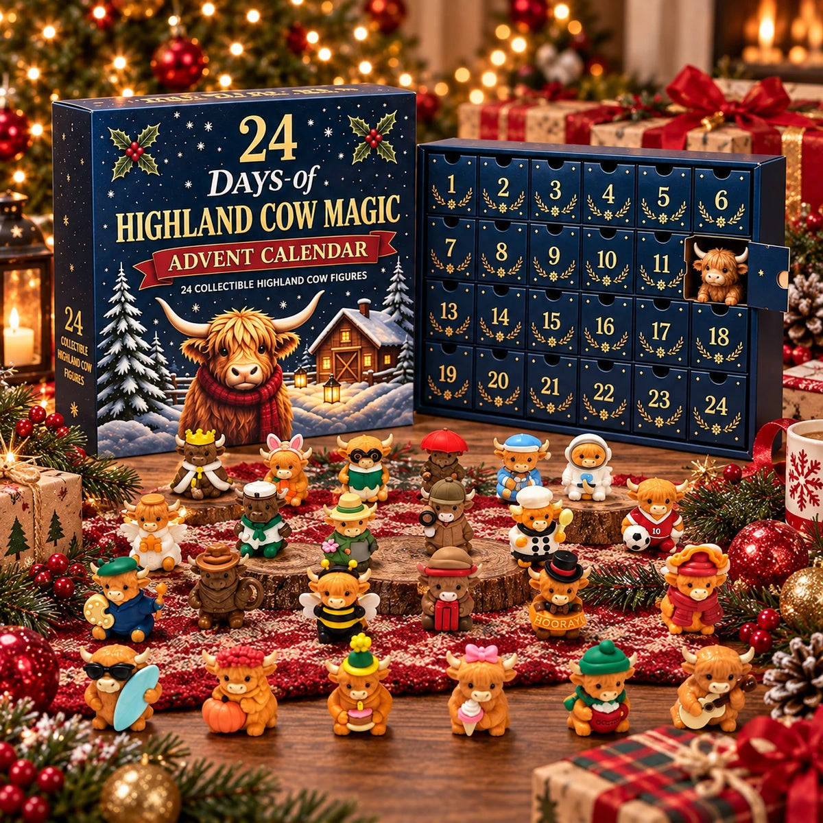 24 Days of Highland Cow Magic