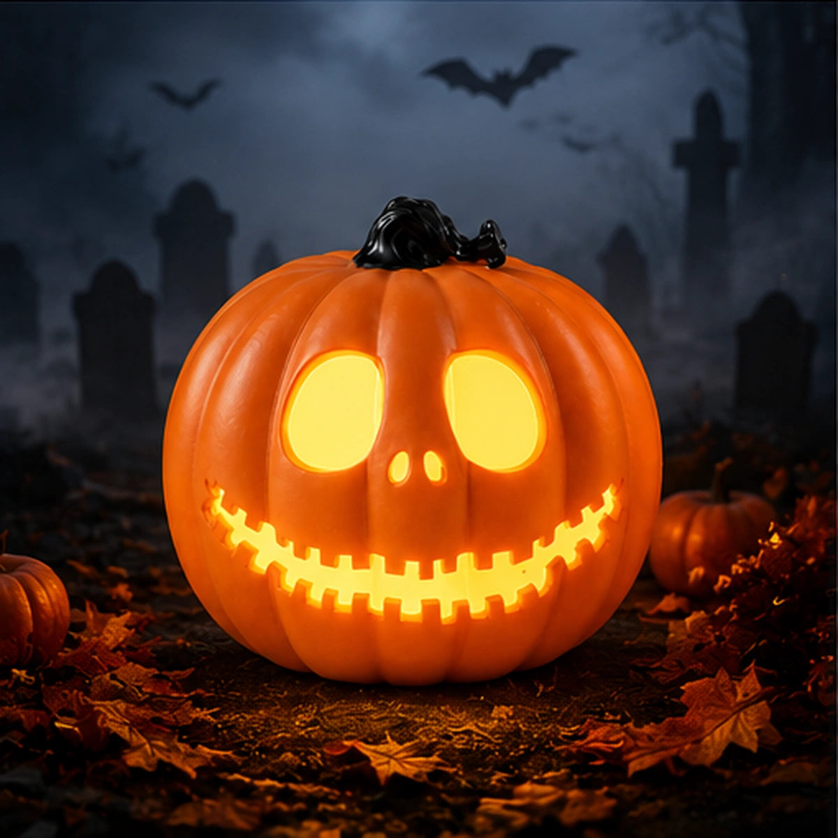 Light-Up Halloween Pumpkin Decoration