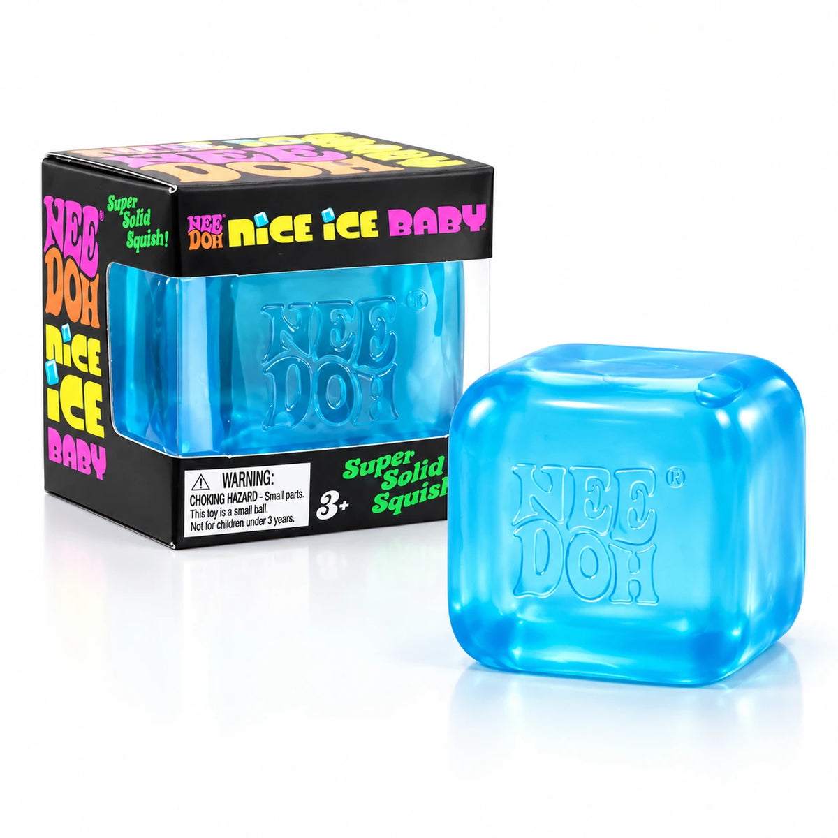 NeeDoh Nice Cube & Jelly Squish Slow-Rise Stress Relief Toy