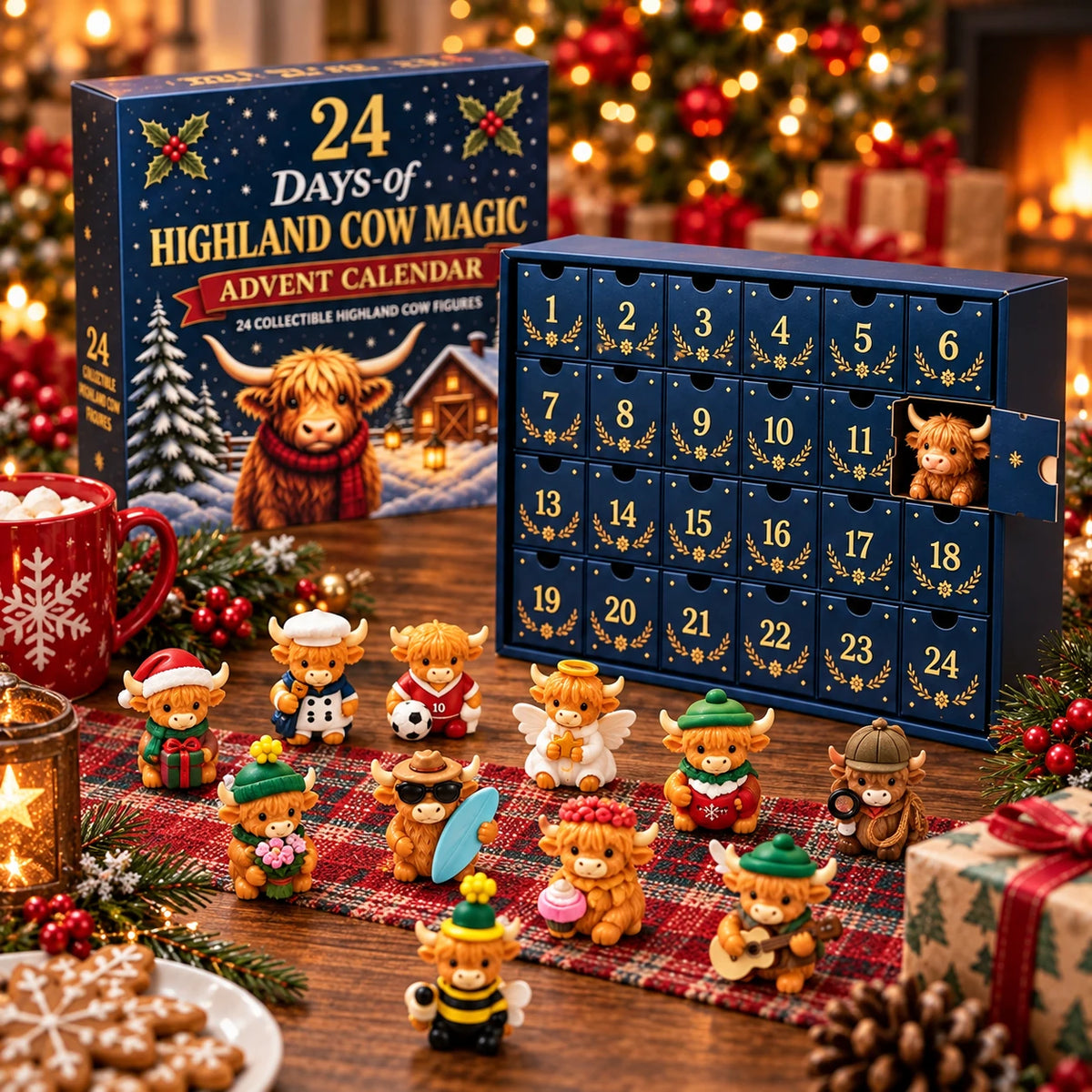 24 Days of Highland Cow Magic