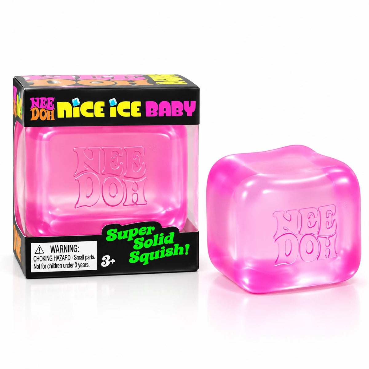 NeeDoh Nice Cube & Jelly Squish Slow-Rise Stress Relief Toy