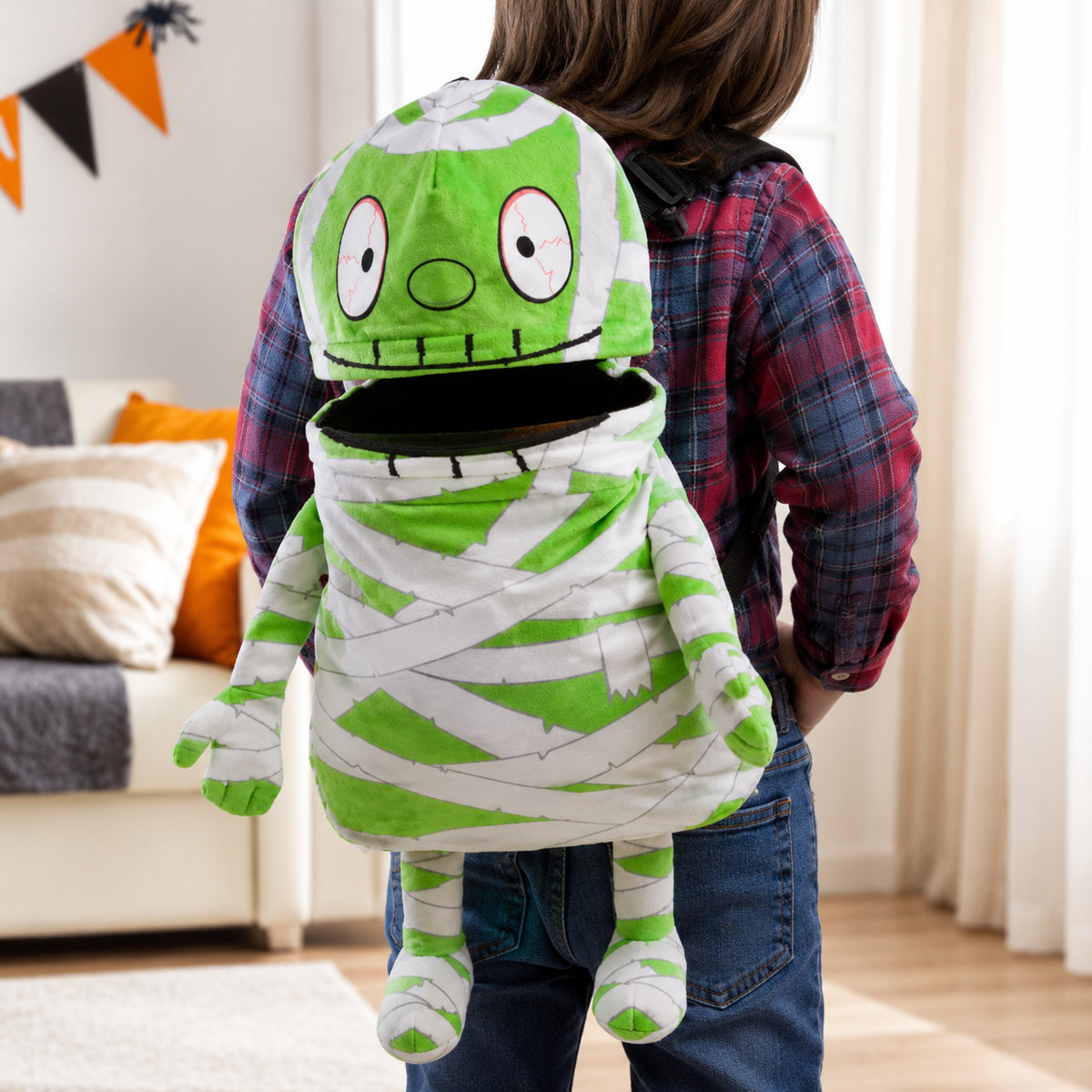 Halloween Interactive Mummy Candy Backpack – Singing Trick or Treat Bag