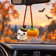 Handmade Crochet Halloween Car Hanging Ornament