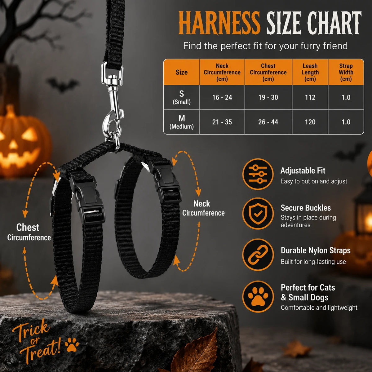Halloween Headless Horseman Cat Costume