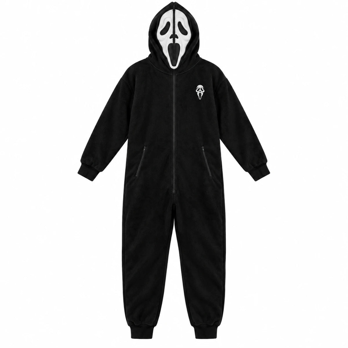 Halloween Horror Killer Jumpsuit Costume – Scary Cosplay Pajama Outfit