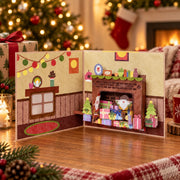 3D Pop-Up Christmas Greeting Card – Festive Holiday Surprise Gift