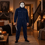 Halloween Horror Killer Jumpsuit Costume – Scary Cosplay Pajama Outfit
