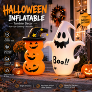 Halloween Inflatable Pumpkin & Ghost Decorations
