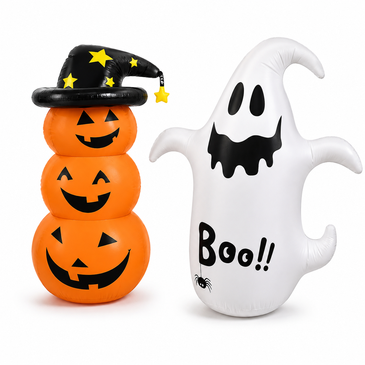 Halloween Inflatable Pumpkin & Ghost Decorations