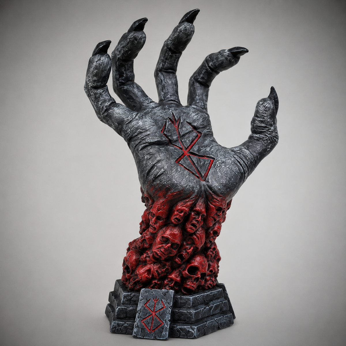 Dark Fantasy Demon Hand Resin Statue