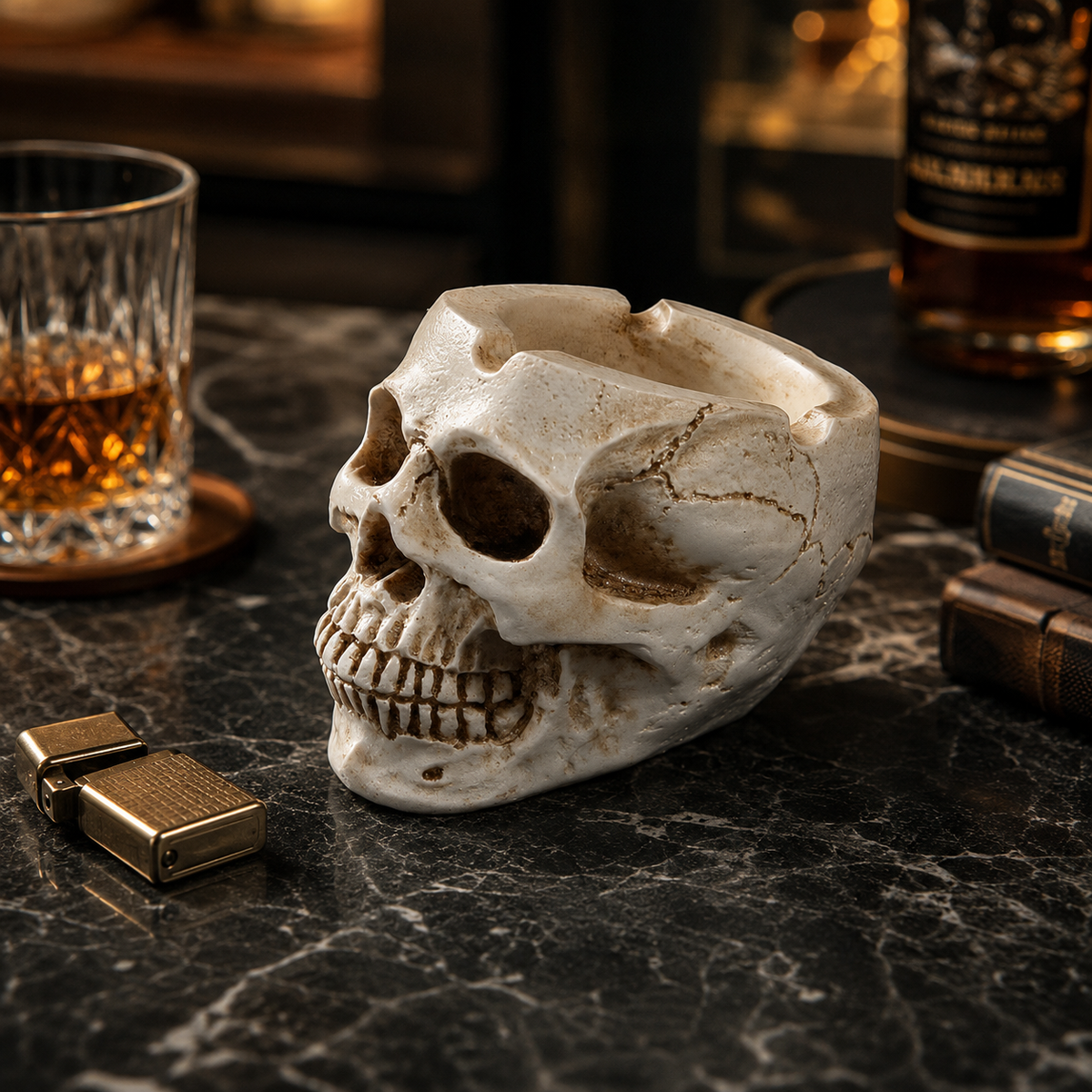 Gothic Skull Ashtray