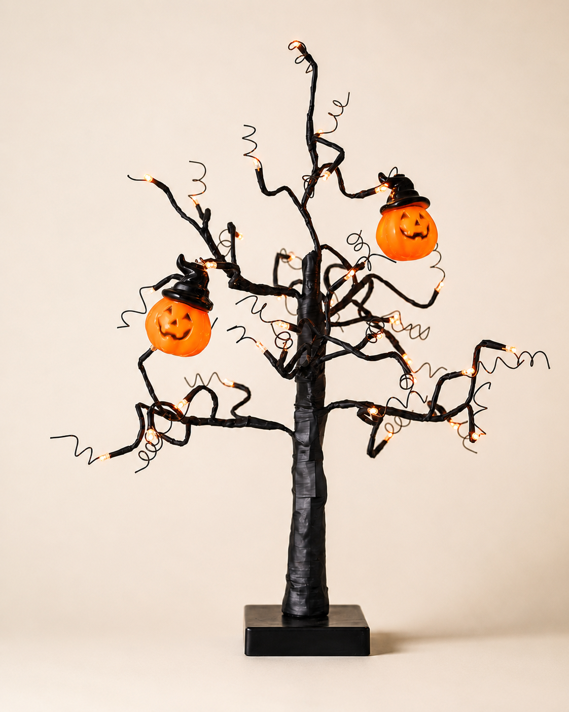 Halloween Light-Up Pumpkin Tree Decoration