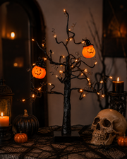Halloween Light-Up Pumpkin Tree Decoration