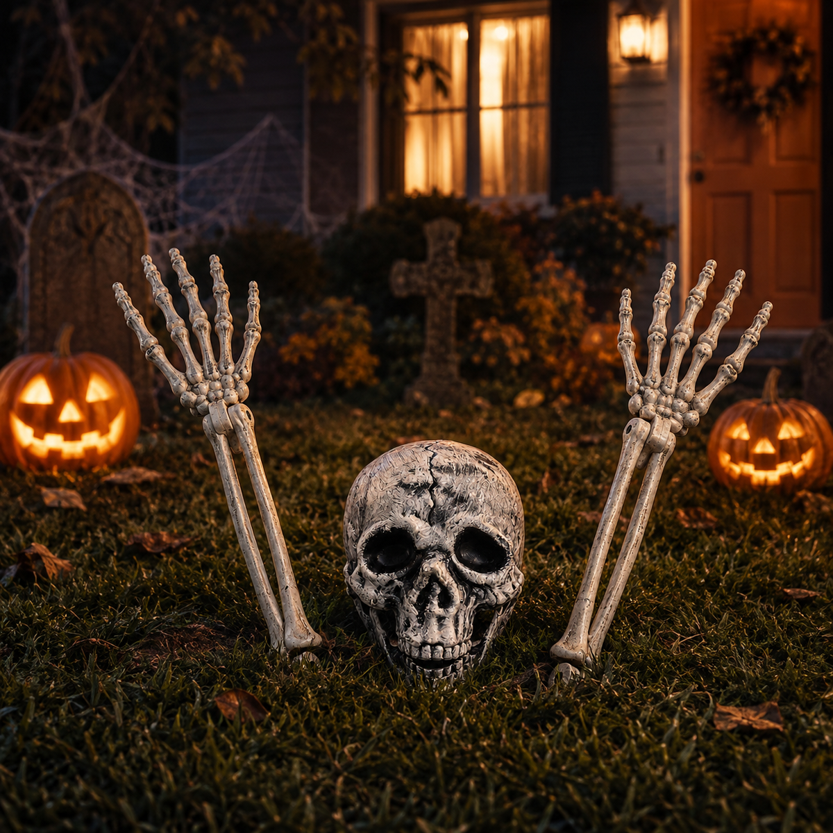 Halloween Skeleton Yard Decorations