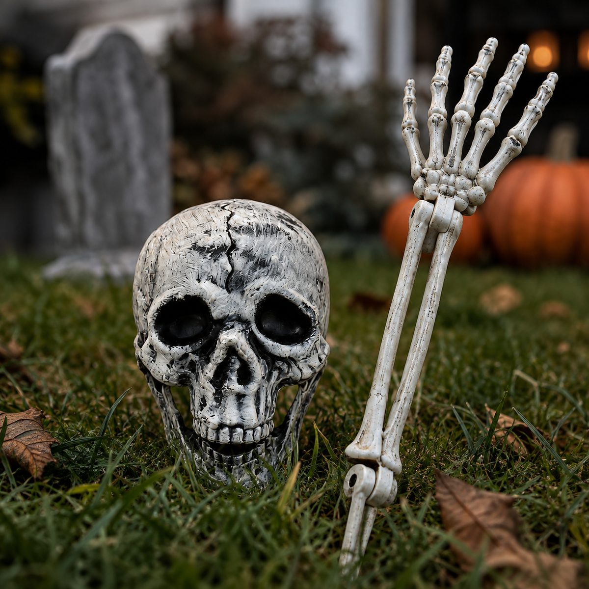 Halloween Skeleton Yard Decorations
