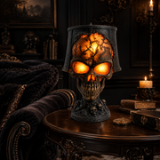 Halloween Glowing Skull Table Lamp