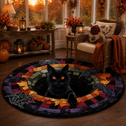 Halloween 3D Illusion Round Rug