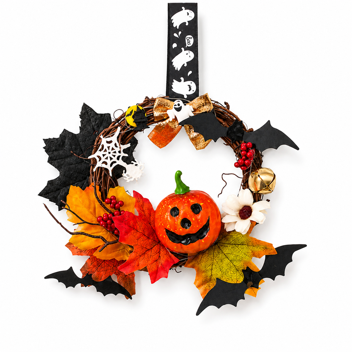 DIY Halloween Light-Up Wreath Kit