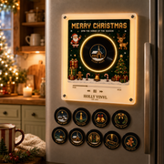 Christmas Rotating Music Refrigerator Magnet
