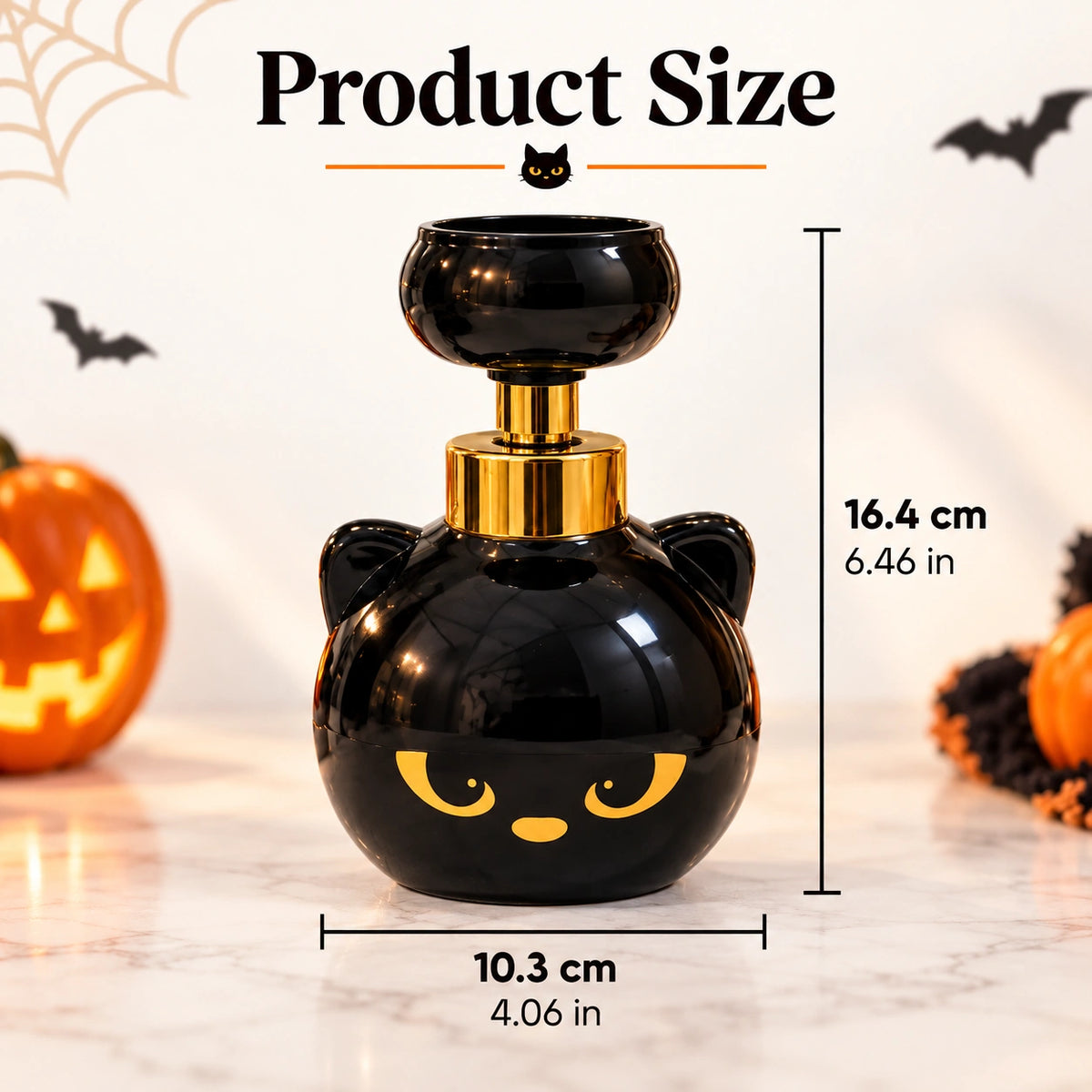 Cute Black Cat Paw Foam Soap Dispenser