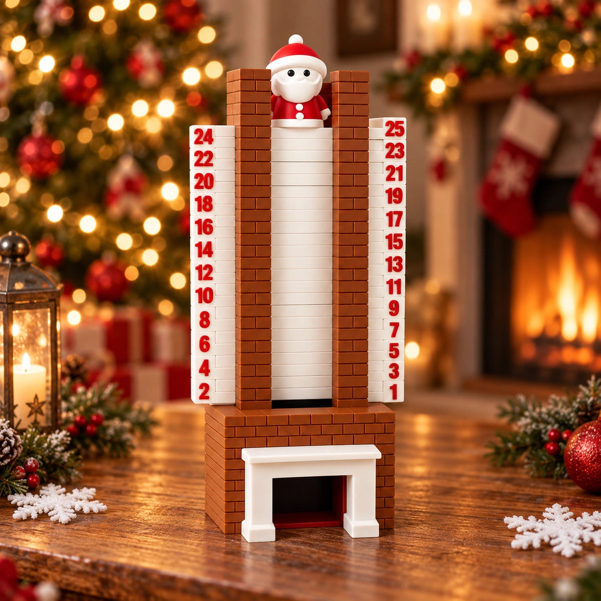 Santa Chimney Advent Calendar