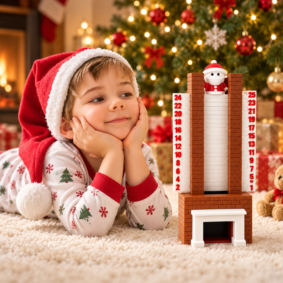 Santa Chimney Advent Calendar