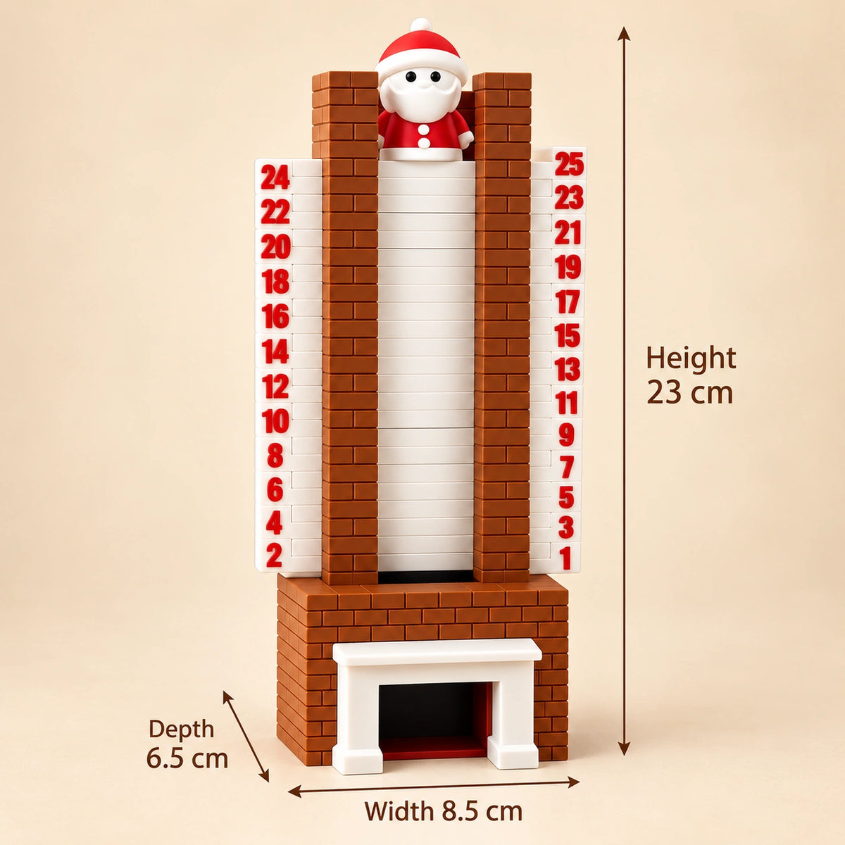 Santa Chimney Advent Calendar