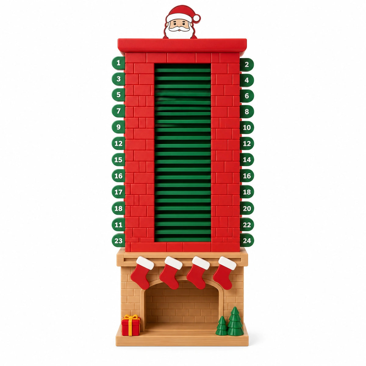 Santa Chimney Advent Calendar
