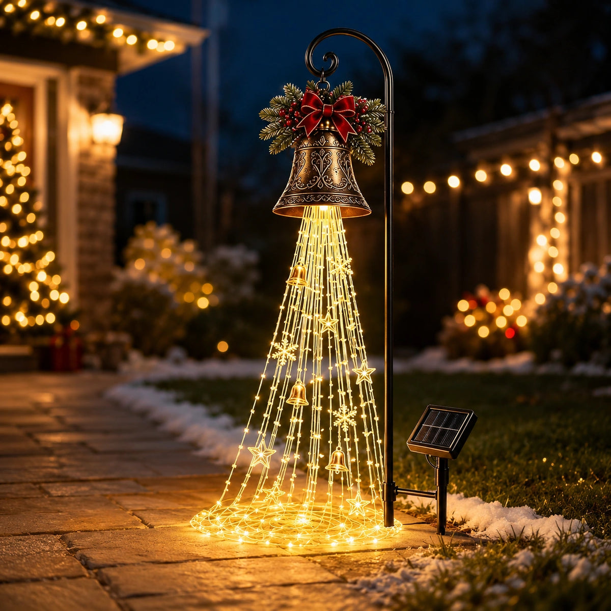 Solar Christmas Garden Stake Lights – Festive Outdoor Holiday Decor