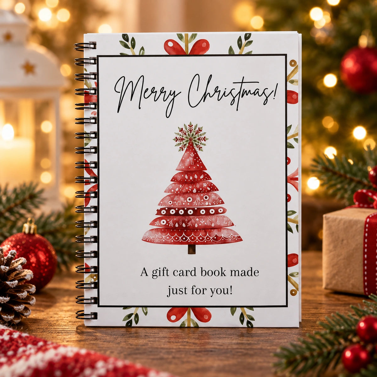 Christmas Gift Card Book