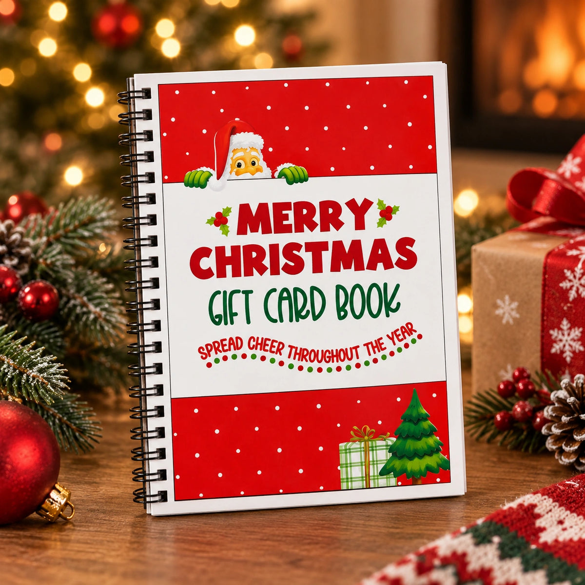 Christmas Gift Card Book