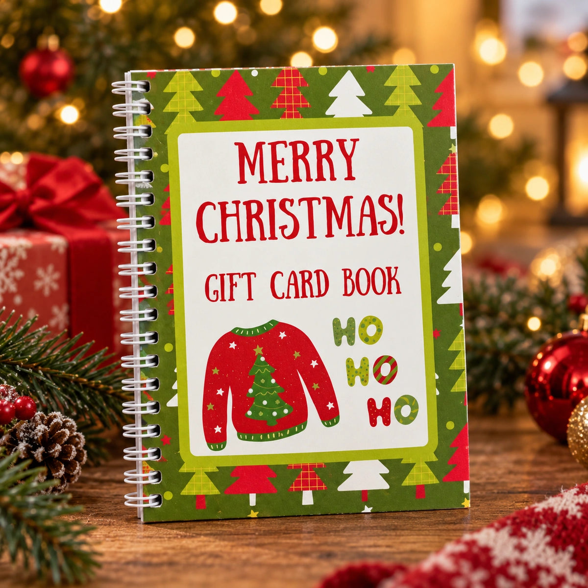 Christmas Gift Card Book