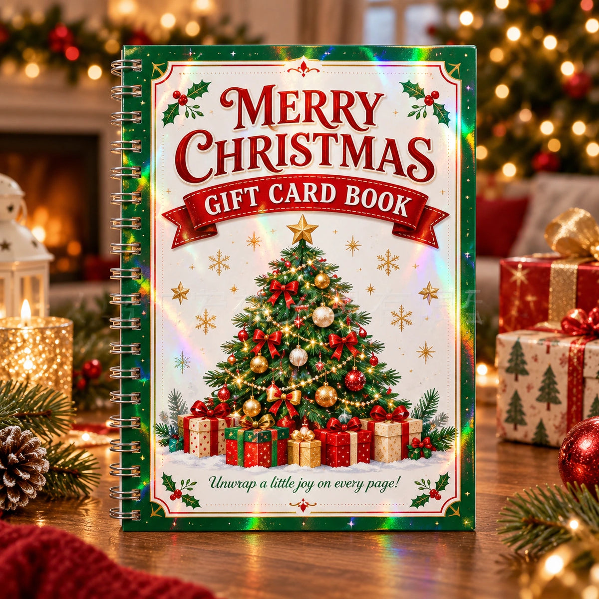 Christmas Gift Card Book