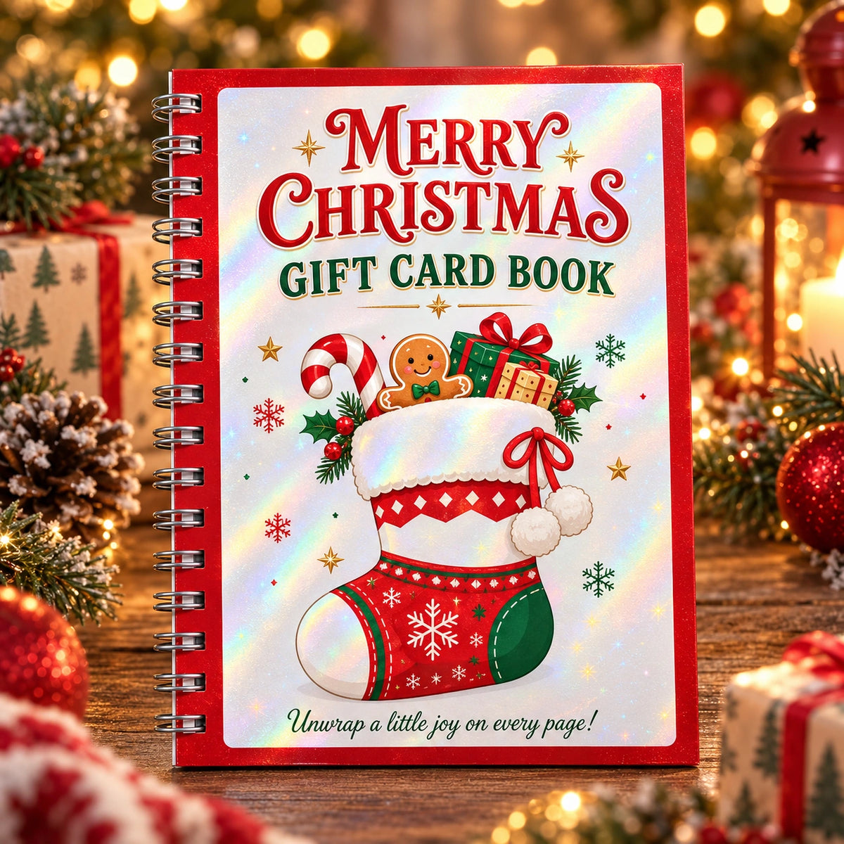 Christmas Gift Card Book