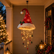 Lighted Christmas Hat Hanging Chandelier