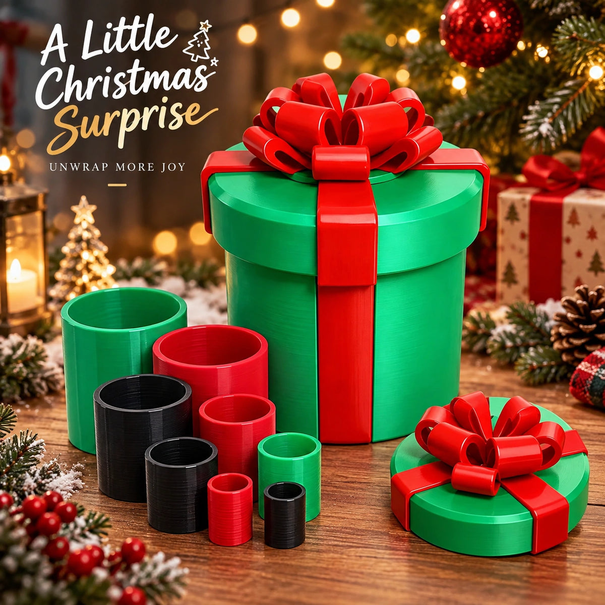 3D Printed Christmas Nesting Gift Box