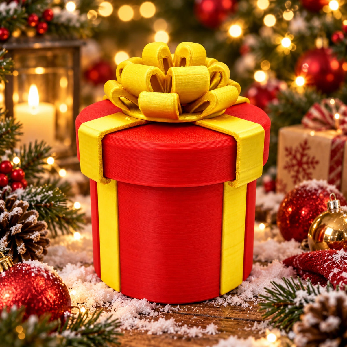 3D Printed Christmas Nesting Gift Box