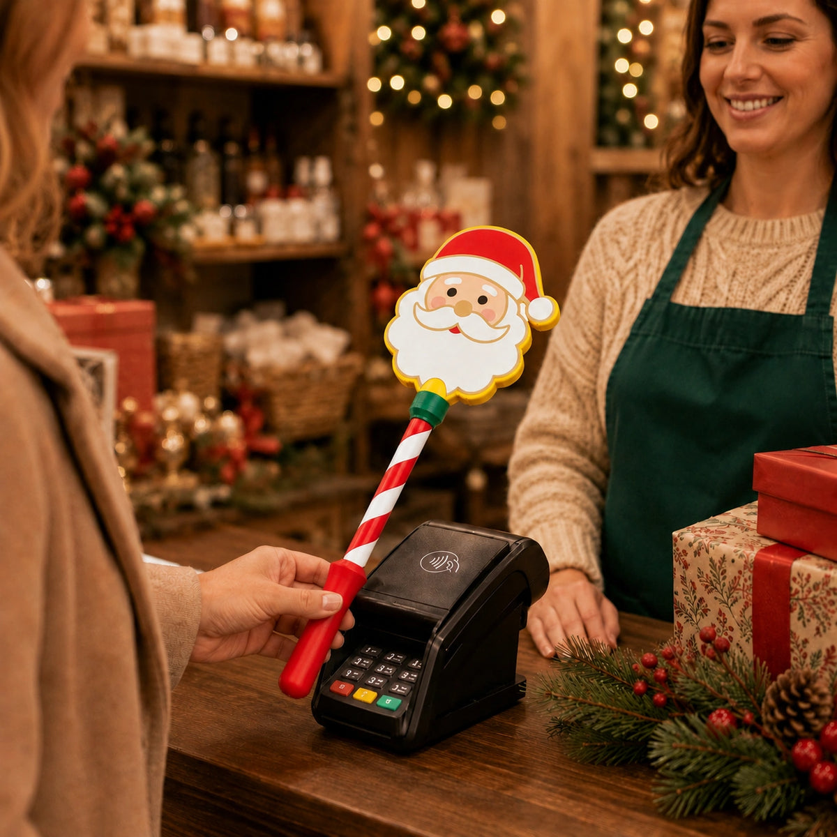 Christmas Payment Magic Wand – Festive Contactless Card Holder