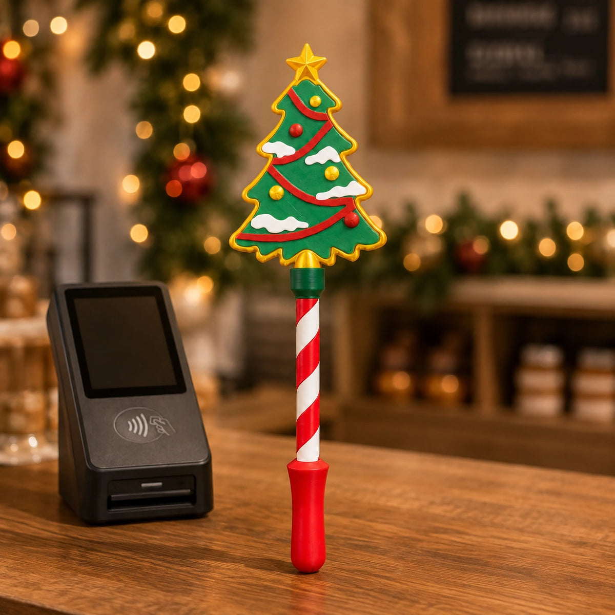 Christmas Payment Magic Wand – Festive Contactless Card Holder