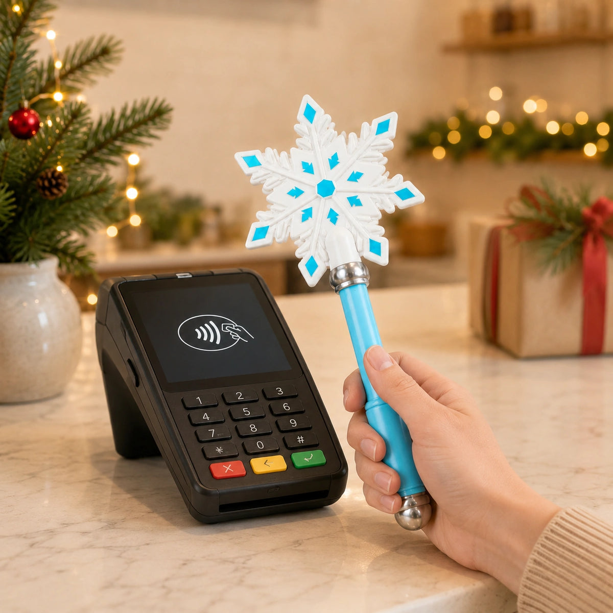 Christmas Payment Magic Wand – Festive Contactless Card Holder